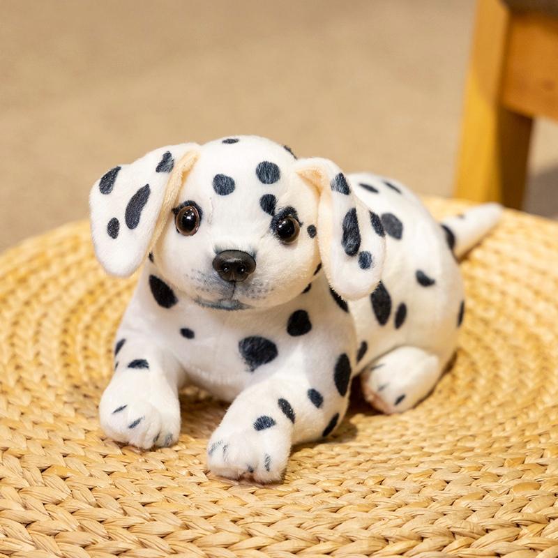 20 см имитация собаки плюшевая кукла реалистичная хаски акита далматин плюшевая игрушка украшение для дома подарок на день рождения для мальчиков и девочек