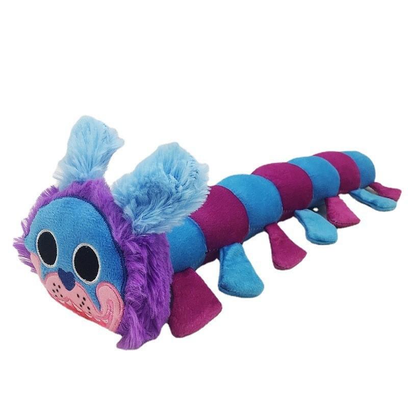 Cute Fuzzy Caterpillar Plush Doll Soft Stuffed Animal Toy For Kids Birthday Christmas Halloween Gift