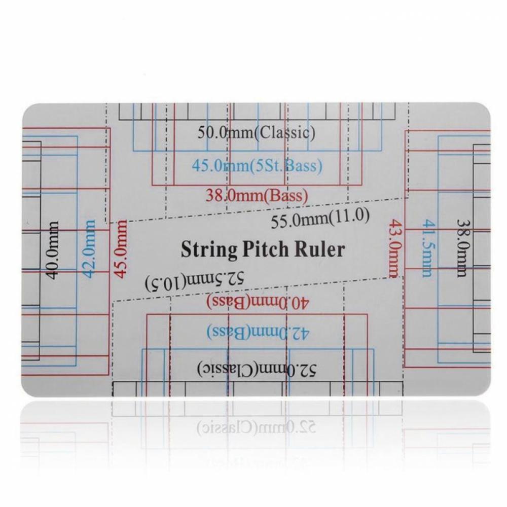Двусторонняя шкала, измерительная линейка для электроакустической гитары/бас-гитары, инструмент для изготовления гитарной шеи, линейка