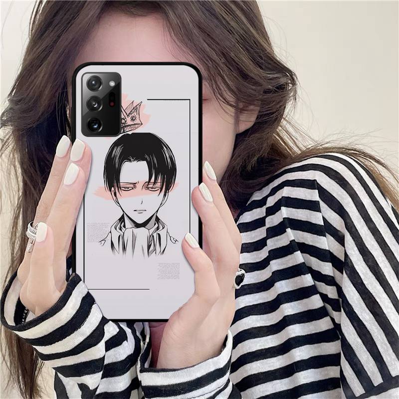 Чехол Yinuoda Attack on Titan Levi для телефона Samsung Note 20 Ultra 10 pro lite plus 9 8 5 4 3 M 30s 11 51 31 31s 20 A7