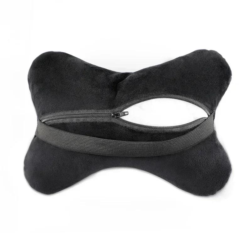 OBTLU1 Car Headrest Cover Auto Seat Cover Head Neck Rest Pillow for VW Volkswagen Golf Polo Passat Touran Jetta Car Styling