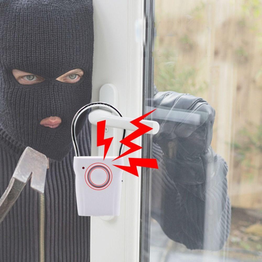 С регулируемыми настройками, дверная охранная сигнализация, 120 дБ, оконная сигнализация, дверная ручка, сигнализация для дома, путешествий
