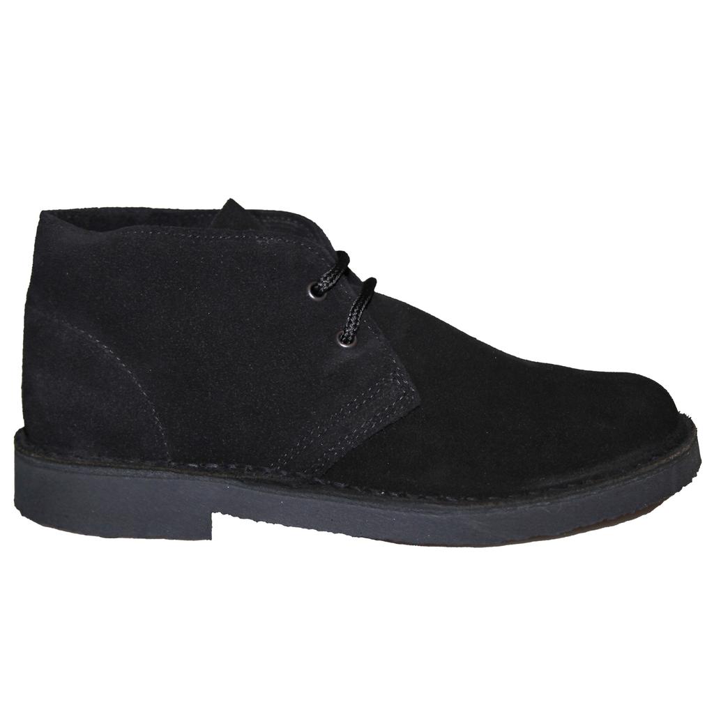 Roamers Mens Real Suede Round Toe Unlined Desert Boots