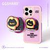 Hermit Crab Toast-Themed iPhone 16/17 Case with Stand & Anti-Lost Wrist Strap