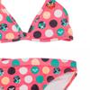 ROXY Детский купальник из двух частей с треугольными чашечками в горошек