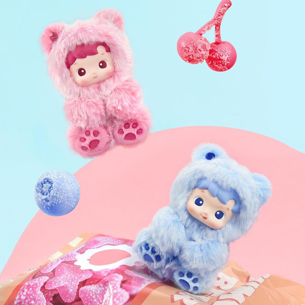 POP MART HACIPUPU Gummy Bear Series Plush Pendant Pop Mart Gachapon Blind Box Figure Plastic Model Premium Toy PVC Soft Vinyl Original Character
