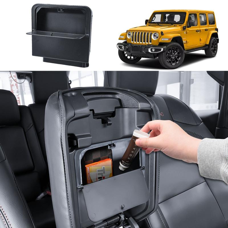 Armrest Hidden Box Tray for Jeep Wrangler JL JLU 2018-2025 & Gladiator JT -2025 Center Console Secret Organizer Interior Box