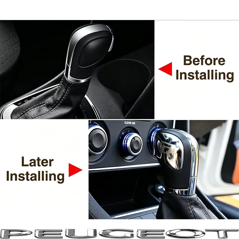 For Volkswagen 1K2 Car Gearbox Control Gear Lever Stickers Shift Stick Handle Accessories For VW GTI Polo Golf Passat Tiguan Arteon Taigo Hub Cap