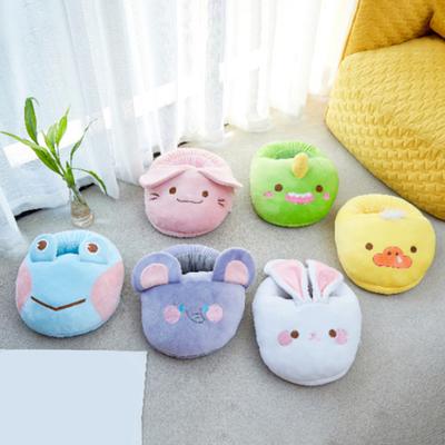 USB-грелка для ног, зимняя грелка, электрическая грелка для ног, обувь с рисунком для дома и офиса, тапочки для согрева ног, теплая подушка