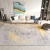 Abstract Luxury Fluffy Soft Carpet for Living Room Decoration Thickened Bedroom Household Bedside Rug Anti-skid Entry Door Mat