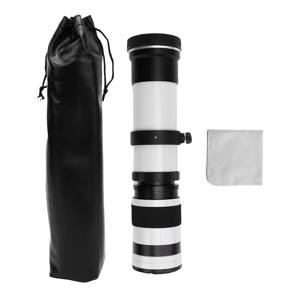 Generic Camera Telephoto RF Lens to F16 420mm to 800mm Manual Focus MF Zoom High Optical SLR Camera Lens for RF Mount Mirrorless Cameras Lens, F8.3