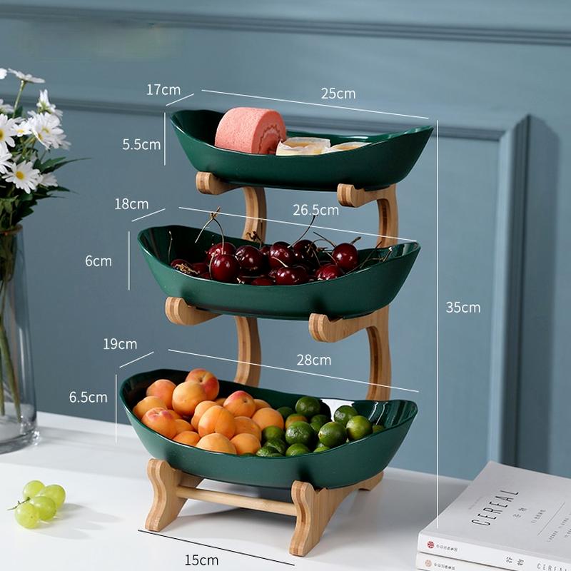 2021 Новый поднос для фруктов, журнальный столик для гостиной, креативные современные бытовые украшения, многослойный скандинавский онлайн-поднос для знаменитостей из пластика ADM