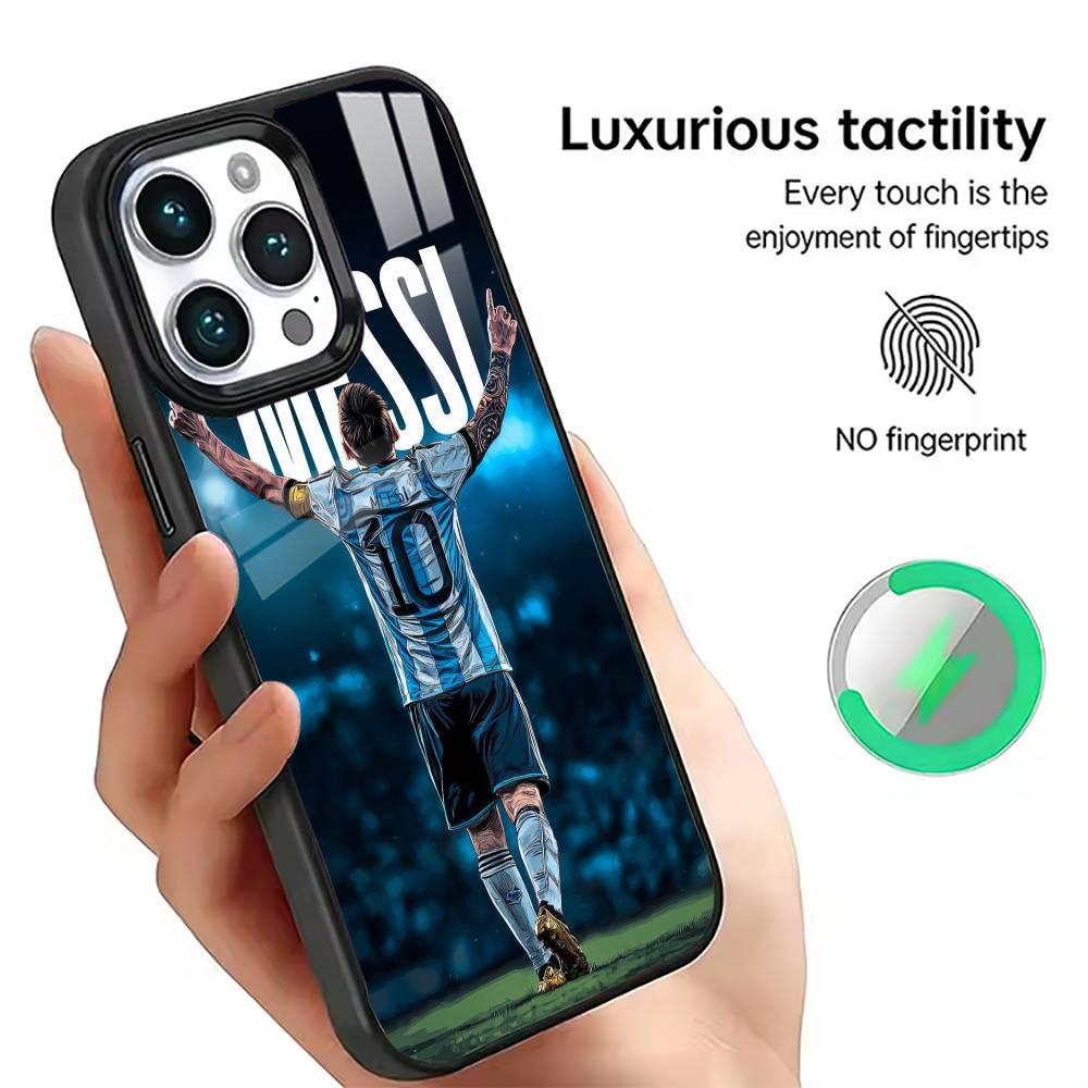 Крутой чехол для телефона с номером 10 для футболиста для iPhone17,16,15,14,13,12,11 Plus,Pro Магнитный с беспроводной зарядкой Magsafe
