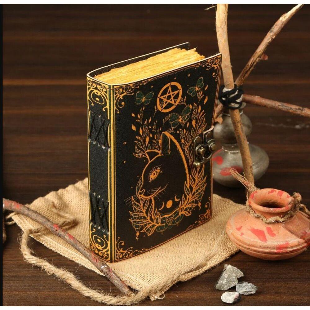 Кожаный дневник Древо жизни, Книга теней, блокнот с заклинаниями, кожаный гримуар