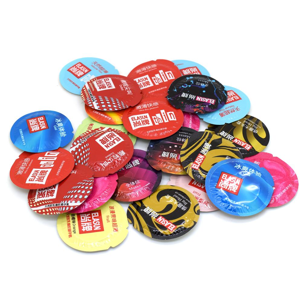 ELASUN 24 шт. 8 типов ультратонкие презервативы лед и огонь безопасный контрацептивный презерватив для мужчин, секс-товары для взрослых секс-игрушки