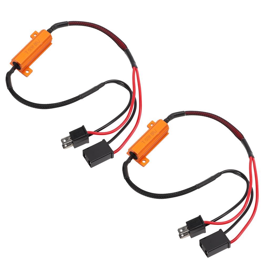 LED Decoder H7 Aluminum Housing Single Resistance Wire LED Headlight Fault Decoder