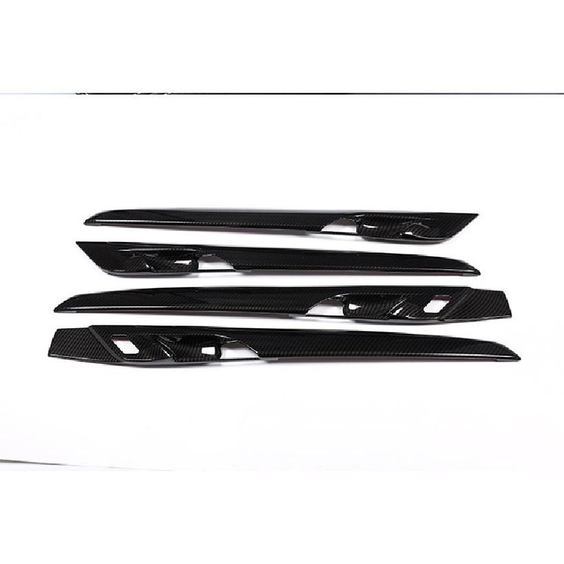 4 шт. углеродного волокна для BMW New X1 F48 2016-2018 ABS пластик внутренняя отделка двери полосы крышка отделка для BMW X2 F47