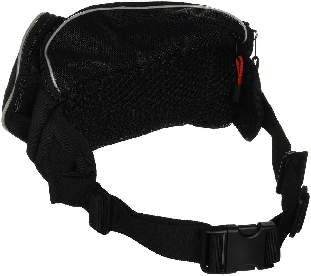 KOMINE Мотоциклетная поясная сумка для туризма 3D черная 892 сетчатый материал 3.3 л SA-228