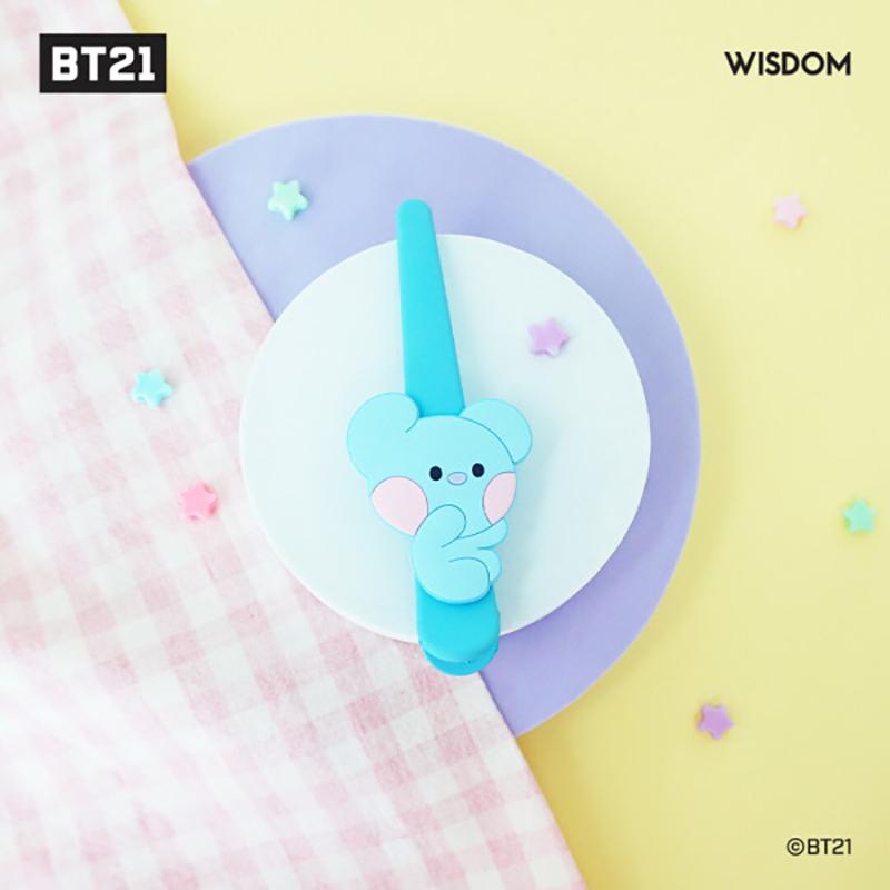 BT21 Официальная заколка для волос Minini, заколка для волос, повязка на голову