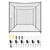 Baseball Batting Cage, 10668 x 3200 x 3100mm Freestanding Portable Batting Cage, Hitting Cages with 45-Ply Knotted HDPE & Long Positioning Ropes,