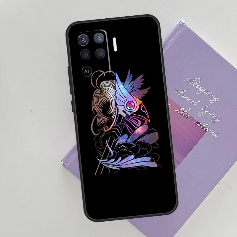 Чехол с изображением аниме Сакура Cardcaptor для OPPO Reno 5 Lite 2Z 2F A15 A52 A72 A83 A54 A74 A94 A5 A9 A31 A53 A53S 2020