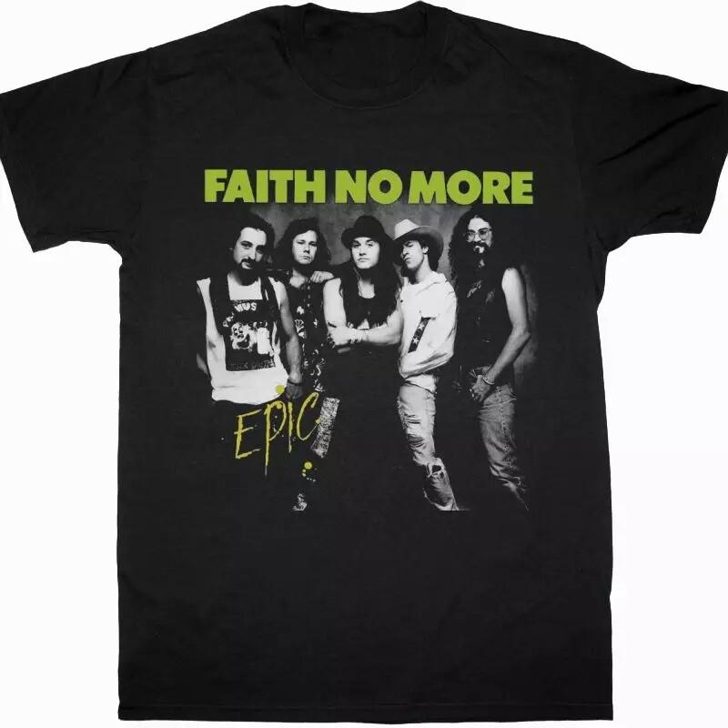 FAITH NO MORE EPIC Подарок Семья Черный Все Размеры Футболка Унисекс Футболка