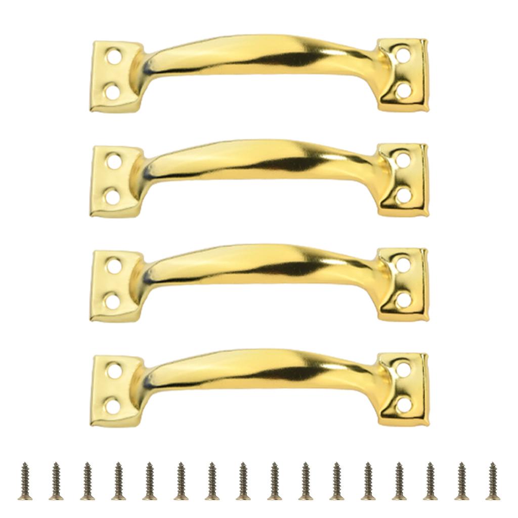 4pcs Barn Door Drawers Handles Bows-Shaped Metal Wardrobe Cabinet Pulls Iron Furniture Knob for Home Decoration