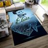 Elvis Presley Floor Rug Office Rug Suitable for Hallway Foyer Entryway Study room Anti-slip Rug Decorate Offices
