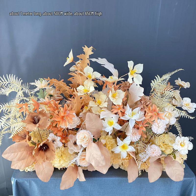 Искусственный Цветочный Декор для Свадебного Места Проведения: для Дорожки, Сцены и Банкетного Зала