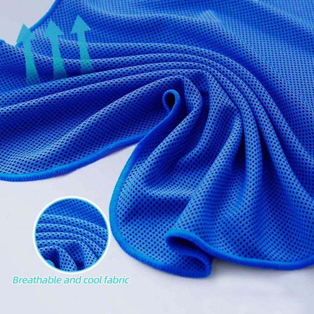 Дышащая U-образная толстовка с капюшоном для пляжа UPF50+, приятное для кожи охлаждающее полотенце для лета