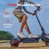W8-DZ Electric Scooter 750W Motor 48V14Ah Battery, 40km/h Max Speed 9.3” OffRoad Tires, Triple Brake with App Dual Suspension escooters Urban Off-road