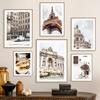 Парижская башня, Триумф, Лувр, Рим, фонтан Треви, дорожные постеры, принты, настенная живопись на холсте, настенные панно, декор для гостиной