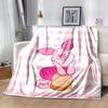 1pc Piglet Plushie Throw Blanket, Cute Cartoon Character Blanket for Friends, Soft Blanket for Couch, Bed, Car, Travel, Camping, Office Nap, Gift Idea