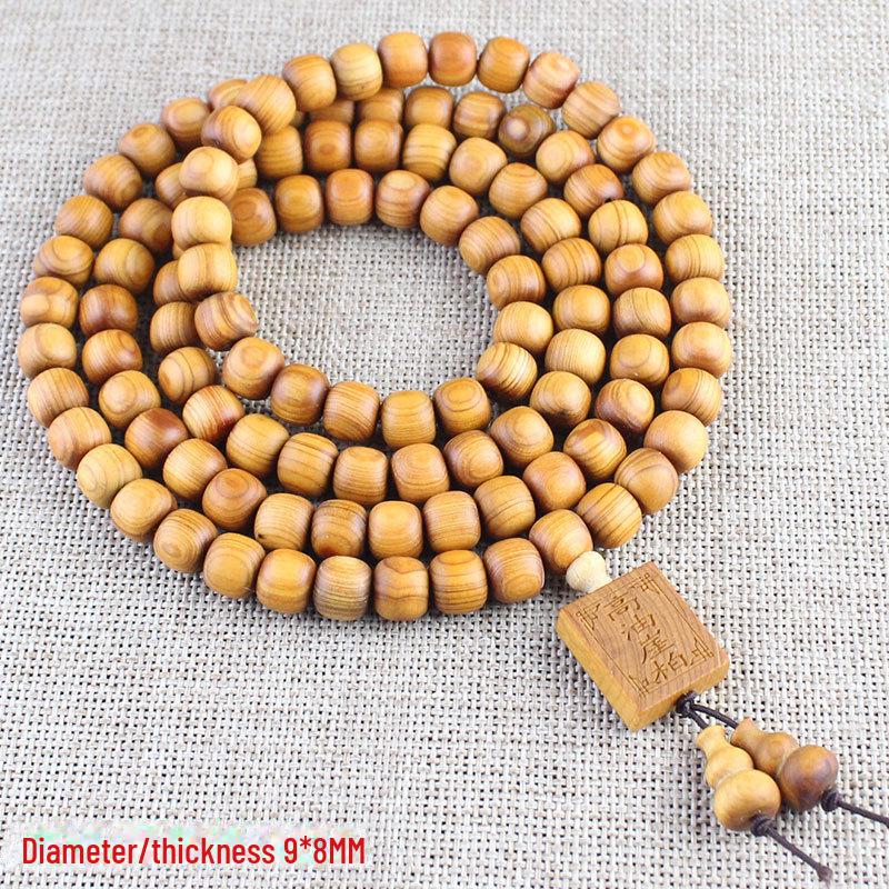 «Браслет Taihang Aged Scars 108 Bead Thuja, парные украшения унисекс»