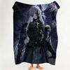 Game W Wuthering W Waves Throw Flannel Throw Blanket Suitable for Sofa Living Room Bedroom