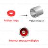 For VW VOLKSWAGEN 2026 New 4pcs Car Wheel Tire Valve Core Cap Dust Proof Covers For GTI Lightning Logo Golf MK3 MK4 MK5 Polo Tou