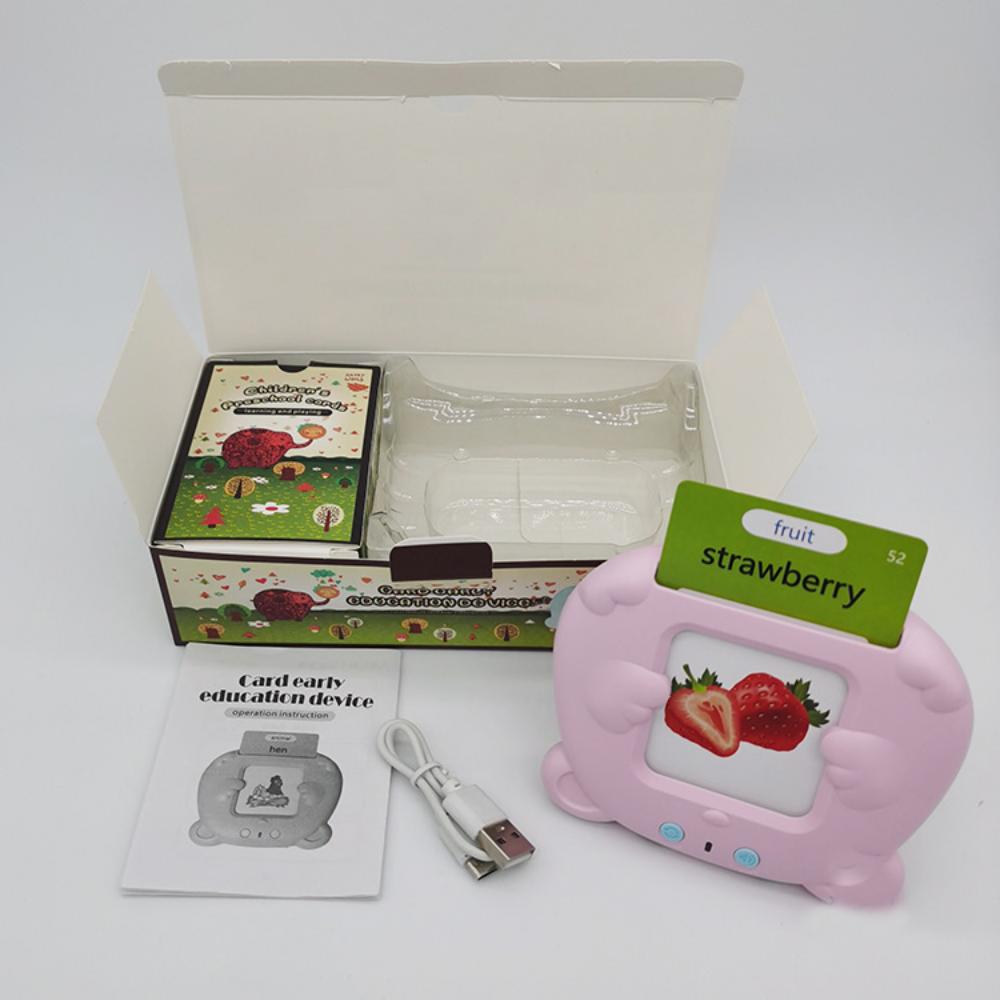 Флэш-карты Детская обучающая машина для вставки флэш-карт Машина для раннего образования Карты для развития интеллекта Когнитивные карты