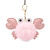 Аксессуары для украшения упаковки сумки Брелок в виде краба Брелок в виде животного Плюшевый брелок Подвеска для сумки