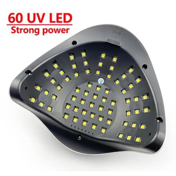 New Upgrade UV Nail Dryer Lamp with Automatic Sensor 57 UV LED Light for All Gels 248W 4 Timer Professional Manicure Pedicure Nail Epuipment