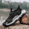 Hot Selling Seaside Men's Beach Shoes Europe America High-quality Sandals Hollow Out Breathable Trend Green Men's Camping Shoes