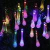 Crystal Bubble Drop LED String Light Christmas Wedding Party Garland Decor