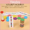 Shape Wooden And Color Recognition Memory Puzzle Toy For Kids Educational Early