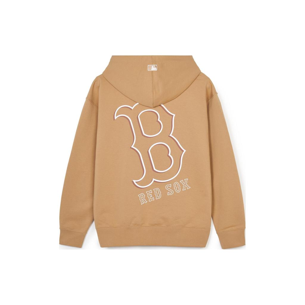 New MLB Boston Red Sox Sweatshirt Unisex Light Camel 3AHDB0241-43CAL