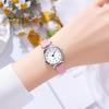 PU Leather Strap Women Watch Stainless Steel Ladies Wristwatches Casual Quartz Watch  Gifts