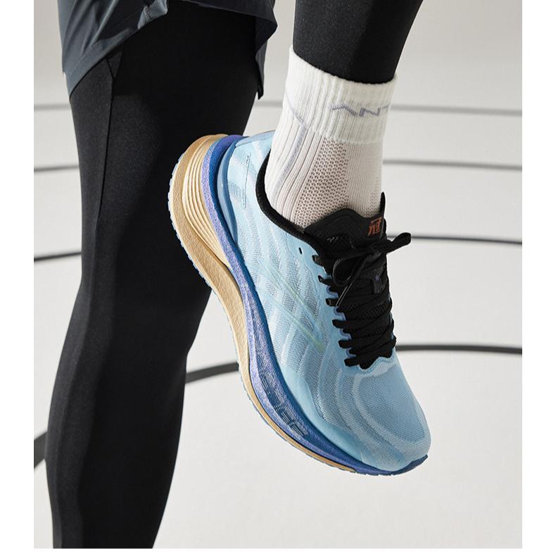 Новые кроссовки для спринтерского бега Anta Champion 3-го поколения PRO, низкие, с технологией Nitrogen, противоскользящие, износостойкие, мужские, сине-черные, 112435561-4