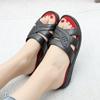 Slippers Women Summer Outer Soft Bottom Fashion All-match Home Thick Bottom Anti-slip Bath Middle-aged Ladies Sandals