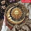 Винтажное настенное искусство Солнце Луна Металлическая жестяная табличка для бара Кафе Домашний декор