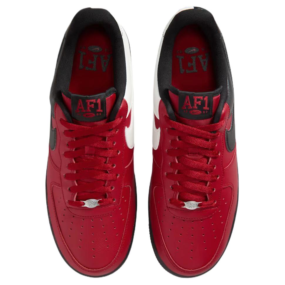 Nike Air Force 1 Low 07 LV8 Gym Red Summit White Black Мужские кроссовки IB6847-600