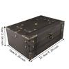 With Lock Wooden Jewelry Box With Lid Wooden Trinket Box Wooden Treasure Chest  Nightstand Use
