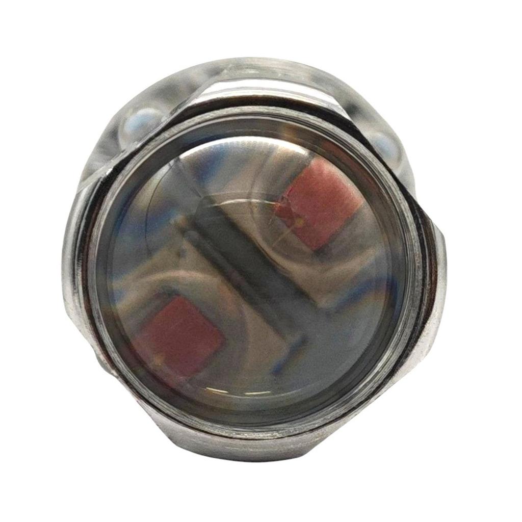 2 Pcs H21W LED Bulb BAY9S 12-24V CANBUS Orange USA